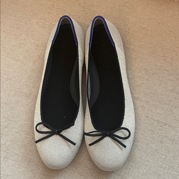 Rothy’s The Ballet Flat- Diamond Metallic - Picture 1 of 7